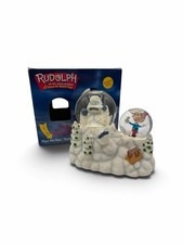 Vintage Enesco Rudolph Bumble Hermey Musical Snow Globe Misfit Toys 2000 picture