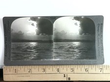 A Silvery Path Over Inland Sea Japan Stereoview Keystone View Co. 1900s picture