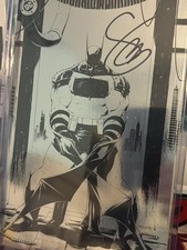 Absolute Batman 1 Noir Foil Signed By Scott Snyder picture