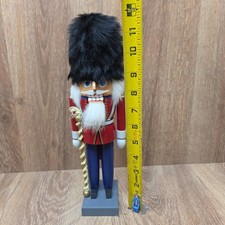 Vintage German Christmas Nutcracker King Erzgebirgische Volkskunst 12