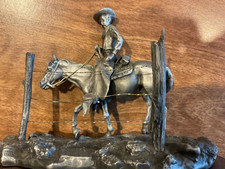 Chilmark Fine Pewter Figurine Line Rider by Don Polland USA picture