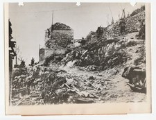 1944 Original Press Photo WWII Outskirts of Cassino Italy Rome RadioTele Photo picture