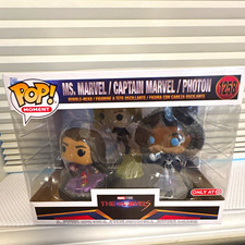 Funko Pop Moment Marvel The Marvels #1258 Ms. Marvel Captain Marvel Photon picture