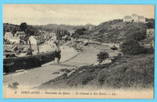 FRANCE PONT-AVEN, PANORAMA DES QUAIS VINTAGE PC. 2973 picture