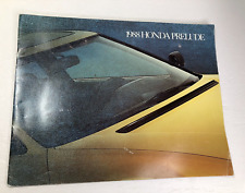 1988 Honda Prelude - Dealership Sales Brochure - 20 pages - 9x11 picture