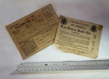 Vintage WW2 War Rations Book No. 3 1943 with Stamps picture