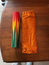 Peach Reynolds Kaleidoscope Signed Peach Logo Rainbow Neon Painted Vtg 1984 picture