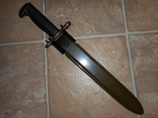 Vintage post WWII era ENS US 10 inch M1 Garand bayonet and scabbard picture