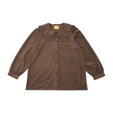 2026 Halloween Pokemon Center Zorua & Zoroark Embroidered Corduroy Blouse 27.5