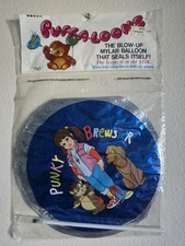 Rare NOS Vintage 1984 Punky Brewster Puff-A-Loons Mylar Balloon SEALED picture