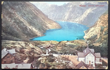 1918 Norway Postcard Merok Geiranger Fjord Scenic View w/ Stamp & Cancel picture