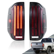 VLAND Tail Lights Compatible with Toyota Tundra 2014-2021 w/Red Turn Signal R... picture
