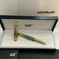 Mont.blanc Black Gold Luxury Fountain Pen Executive Gift with Box picture