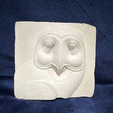 Vintage MMA Egyptian Owl Relief Plaque Replica Met Museum of Art Hieroglyph picture