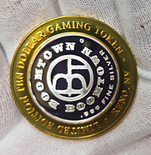 Boomtown Hotel & Casino Reno NV $10 .999 Fine Silver Gaming Token Limited Ed picture