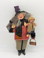 VTG Signed Dee Gann House Of Hatten Witch 1999 Handmade 18” picture