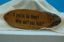 Vintage wooden plaque picture