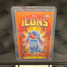 2025 Topps Chrome Disney Icons Stitch #DI-18 Serial Numbered /25 Insert picture