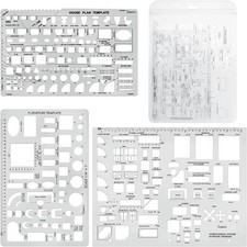 Architectural Templates, House Plan, Interior Design and Furniture Template, picture