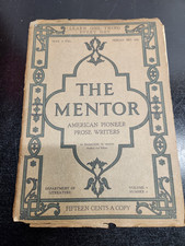May 1916 The Mentor - American Pioneer Prose Writers - Serial # 106 picture