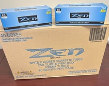 Zen Light Blue 100 mm Cigarette Tubes 250ct box (40-Boxes Full Case ) picture
