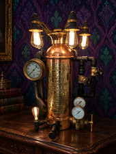 vintage steampunk industrial lamp picture