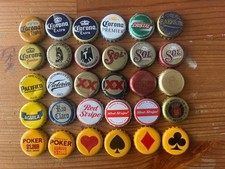 30 USED LATIN AMERICA BEER CAPS MEXICO, COLOMBIA, JAMAICA… picture