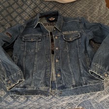 Harley Davidson 105th Anniversary denim jacket Large picture