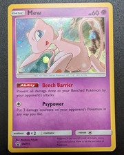 Mew SM215 Sun & Moon Black Star Promo Holo Pokémon TCG Card English Mint picture