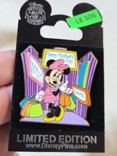 Disney Pin Minnie Mouse Mother's Day NYC LE 500 Original Backer Card picture