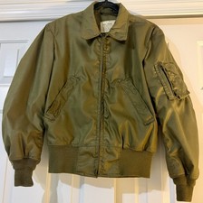 Vintage Green US Military Zip Front Jacket picture