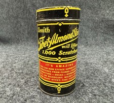 Zenith Tibet Almond Stick Scratch Remover Advertising Tin & Contents Vintage picture