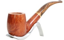 Savinelli Natural Smooth Whisky Pipe Model 606 KS (Bent Billiard) picture