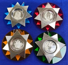Franklin Mint Sterling Silver Christmas Ornaments 4