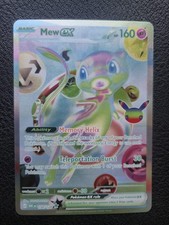 Pokémon TCG Mew ex 158/128 - Futuristic Rare - 30th Anniversary M/NM SIR picture
