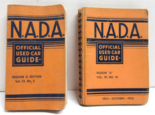 Vtg. 1946 & 1952 Official Used Car & Truck Price Guide Values N.A.D.A. picture