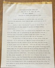 1908 RARE DAN T KENNEDY FAIRBANKS TO VALDEZ ALASKA 10 PAGE HISTORICAL MANUSCRIPT picture