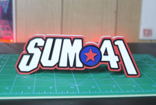 Sum 41 3D printed Logo Sign Wall Desk Shelf Art picture