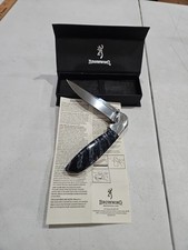 Browning Knife Mirrored 440C 3.8'' Blade, Linerlock, Made in Italy, NIB, RARE picture