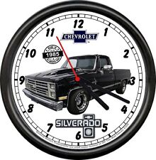 Licensed 1985 85 Chevy Chevrolet Silverado Pickup General Motors Sign Wall Clock picture