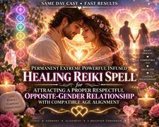 Permanent Extreme Powerful Infused Healing Reiki Spell for Attracting a Proper R picture