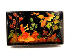 VTG Palekh Russian lacquer box FIREBIRD, 1971 yr. picture