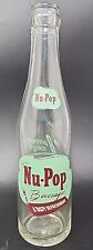 1951 Nu-Pop Beverage, Kola-Bru CO. Bottling New Athens, IL ACL Bottle B1-15 picture