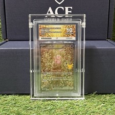Pokémon Mew ex SIR 152/128 ACE 10 Gem Mint 30th Anniversary Acrylic Case Include picture