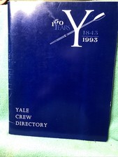 Yale Crew Directory 1993 150 Years picture