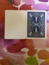 (2) Bicycle Blue Back & Blank Face Gaff Playing Cards Use for Card Magic Tricks picture
