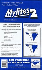 50 Mylites2 CURRENT (Modern) 2 mil Mylar Comic Sleeve Bags  by E. Gerber 700M2 picture