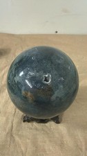 2100g Natural Geode Aquatic Plant Water Grass Moss Agate Balls Crystal Sphere picture