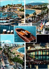 Cannes Postcard Côte d'Azur French Riviera Girl Sunbathing in Bikini on Boat picture