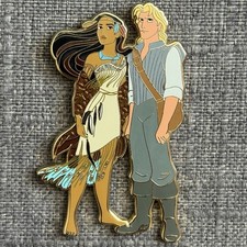 Disney Fairytale Designer Pocahontas & John Smith LE 350 Pin B5 picture